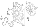90043PD2003 - HVAC: Fan Blade Nut for Honda Image