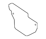 8391380J10 - Body: Water Deflector for Suzuki Image