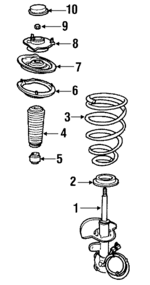 22153148 - Suspension: Lower Seat for Cadillac: Allante, DeVille, Eldorado, Seville Image