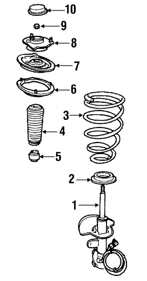 Struts & Components for 1997 Cadillac DeVille #0