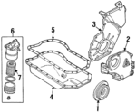 21103609B - : Oil Pan Gasket for Volkswagen Image