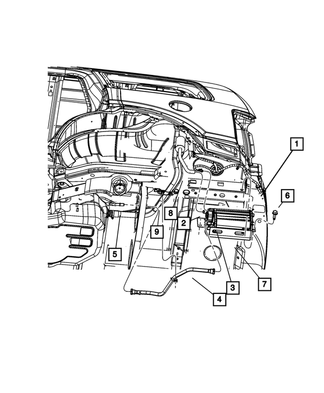 6105152AA - Emission Systems: Hex Head Screw for Mopar Image