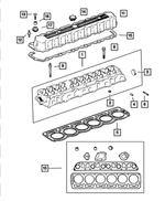 53010334 - Engine 4.0L Six Cylinder: Cylinder Head for Mopar Image