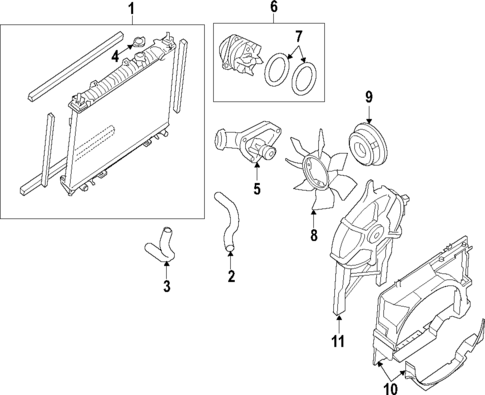 Cooling System for 2007 Nissan Frontier #0