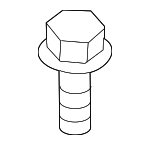 808206040 - Cooling System: Water Pipe Bolt for Subaru Image