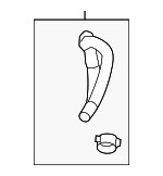 14472AB030 - : Water Hose Assembly for Subaru: WRX Image