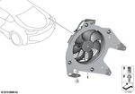 17427639680 - Radiator: Electric Fan for BMW Image