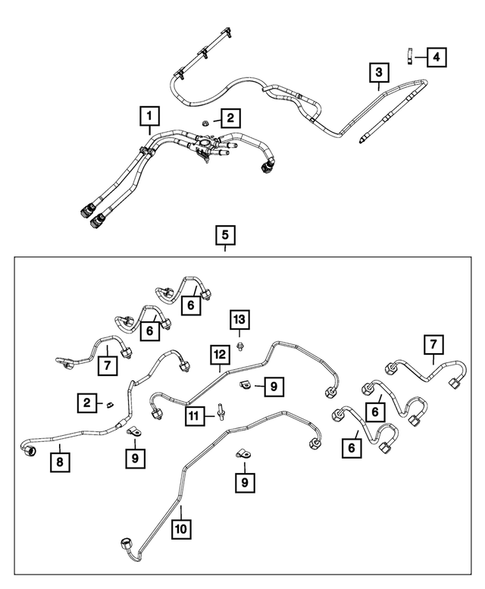 Fuel Lines for 2017 Ram 1500 #1