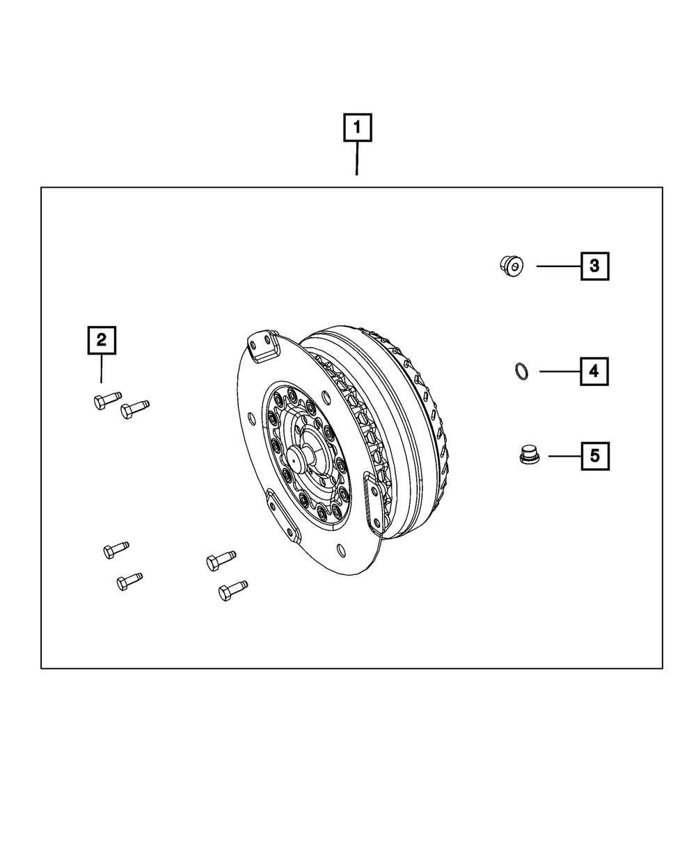 Torque Converter Kit - Mopar (RL243364AA)