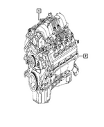 68342254AA - Engine: Long Block Engine for Chrysler: 300 | Dodge: Challenger, Charger, Durango | Jeep: Grand Cherokee Image image