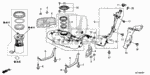 17711SNAA01 - Electrical/Exhaust/Heater/Fuel: RETAINER (WHITE) (SANOH) for Honda Image