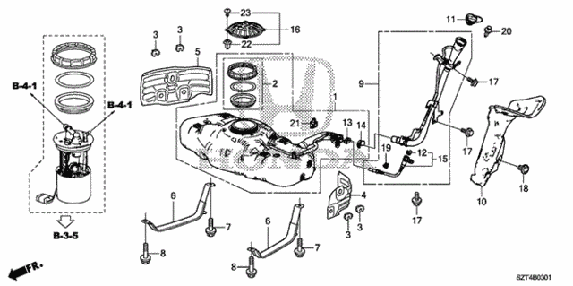 Fuel Tank for 2012 Honda CR-Z #0