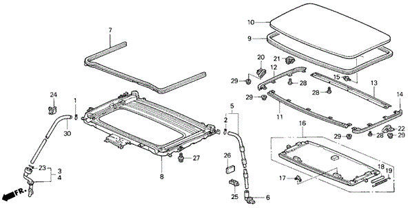 Sunroof for 1997 Honda Odyssey #0