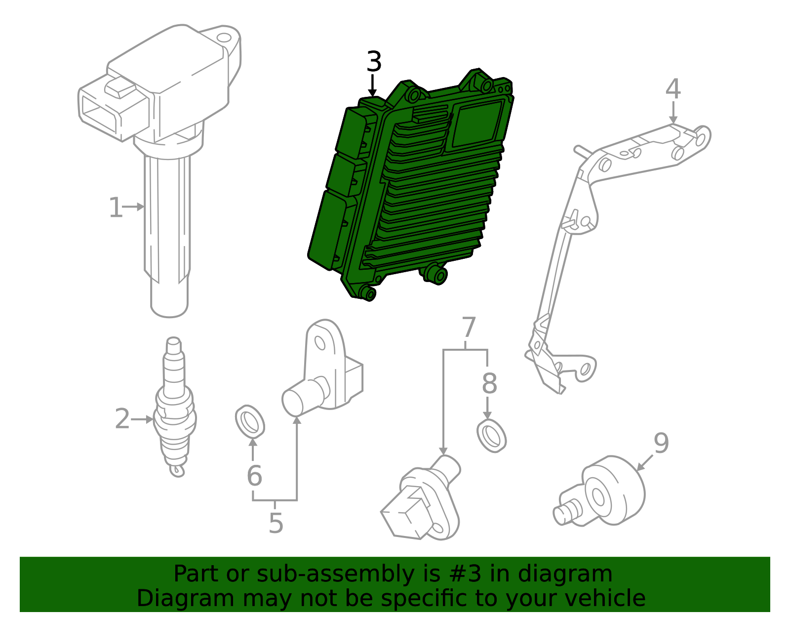 2024-2025 Mazda Ecm H301-18-881A | OEM Parts Online