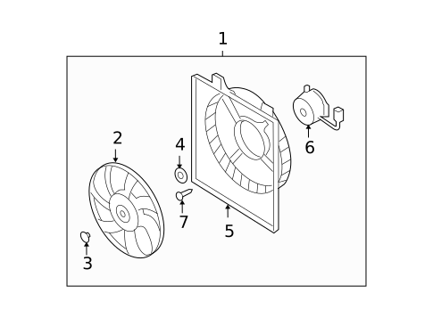 Cooling Fan for 2009 Hyundai Santa Fe #0