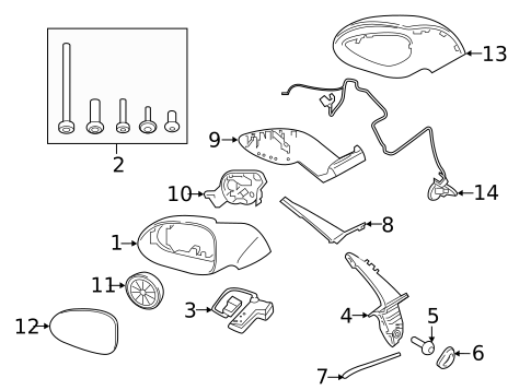 Outside Mirrors for 2016 Porsche Panamera #7