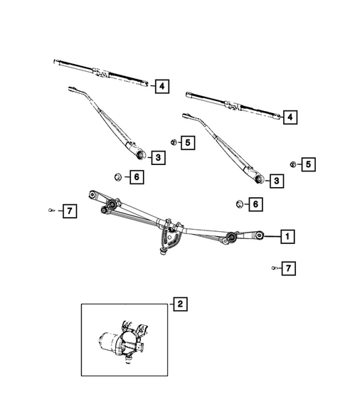 Wiper and Washer System for 2026 Jeep Wrangler #5