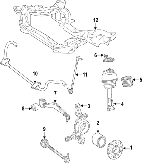 Suspension Components for 2014 Mercedes-Benz C63 AMG #8