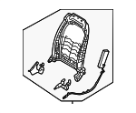 88330DW500 - Body: Seat Back Frame for Kia Image