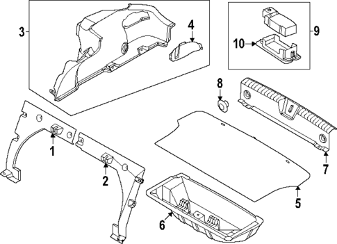 Interior Trim - Rear Body for 2025 Hyundai Ioniq 6 #0