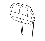 6CL871XTAC - Body: Headrest for Ram: 1500 Image