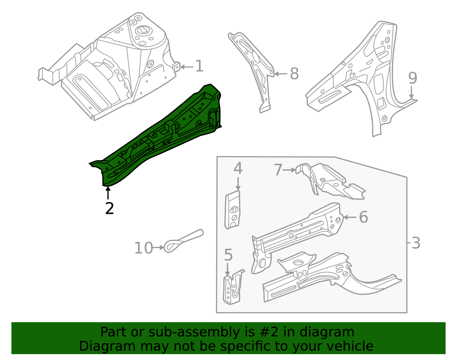 2020-2025 Nissan Sentra Fender Rail F4181-6LTAA | OEM Parts Online