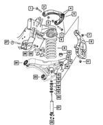 68051297AA - Front Suspension: Spring Isolator for Dodge: Ram 2500, Ram 3500 | Ram: 2500, 3500 Image