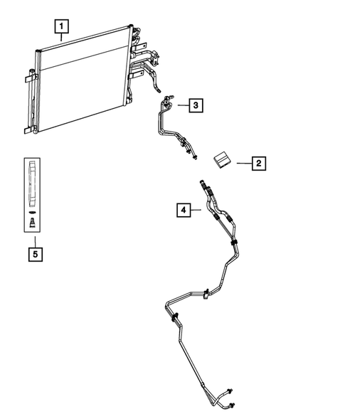 Transmission Oil Cooler and Lines for 2020 Ram 1500 Classic #0