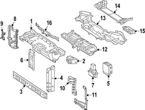 Radiator Support for 2025 Mercedes-Benz G 63 AMG&reg; #0