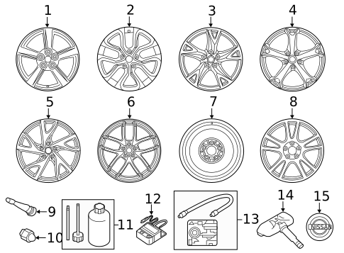 Wheels for 2017 Nissan 370Z #0
