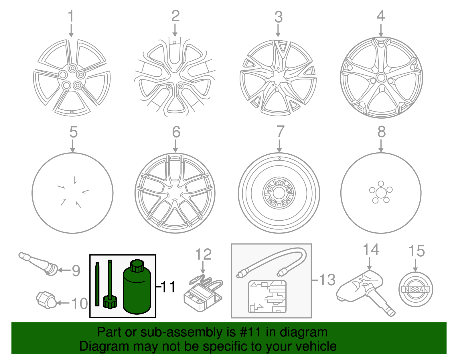 Seal Kit - Nissan (K9G90-1EA0B)