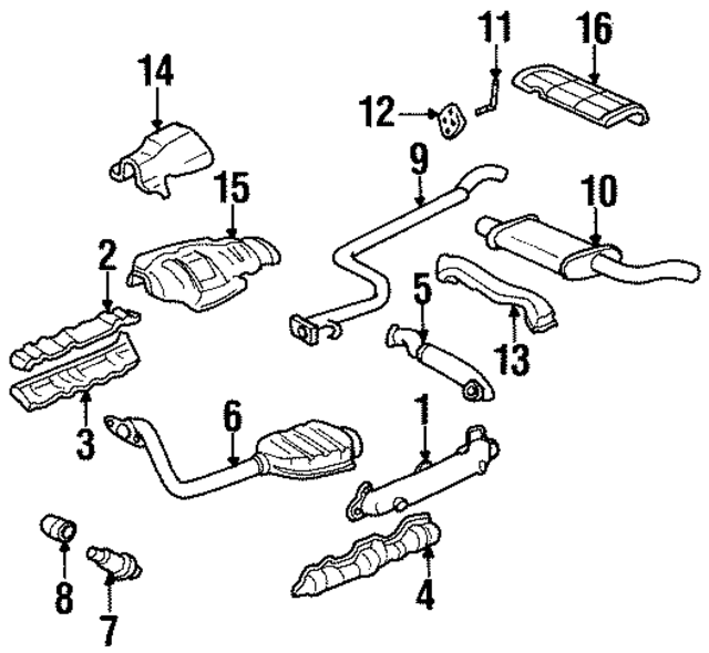 24506982 - Exhaust: Converter &amp; Pipe for GM Image