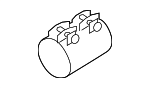 28641C8572 - Exhaust: Front Muffler Clamp for Kia Image