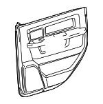 1EB43XDVAE - Body: Door Trim Panel for Dodge: Ram 1500, Ram 2500, Ram 3500 | Ram: 1500, 2500, 3500 Image