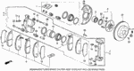 45226SH3A01 - Chassis: CLIP A, PAD for Honda Image
