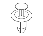 B45A56146A - Body: Wheel Opening Molding Retainer Clip for Mazda Image