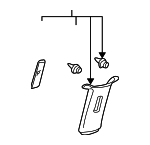 6241108020B0 - Body: Center Pillar Trim for Toyota: Sienna Image