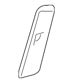 73237AA010B1 - Body: Seat Belt Height Adjuster Cover for Toyota Image