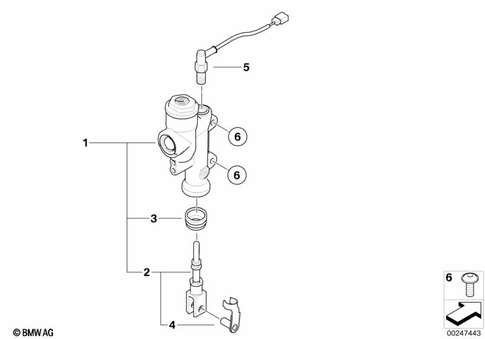 Brake Master Cylinder for 2008 BMW-Motorrad G 450 X #0