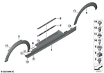 51775A53437 - : Left Door Sill Cover for Mini Image