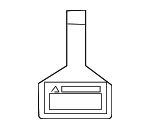 GMN457K93 - Body: Air Bag Label for Mazda Image