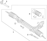 QJB500070 - : Outer Tie Rod for Land-Rover Image