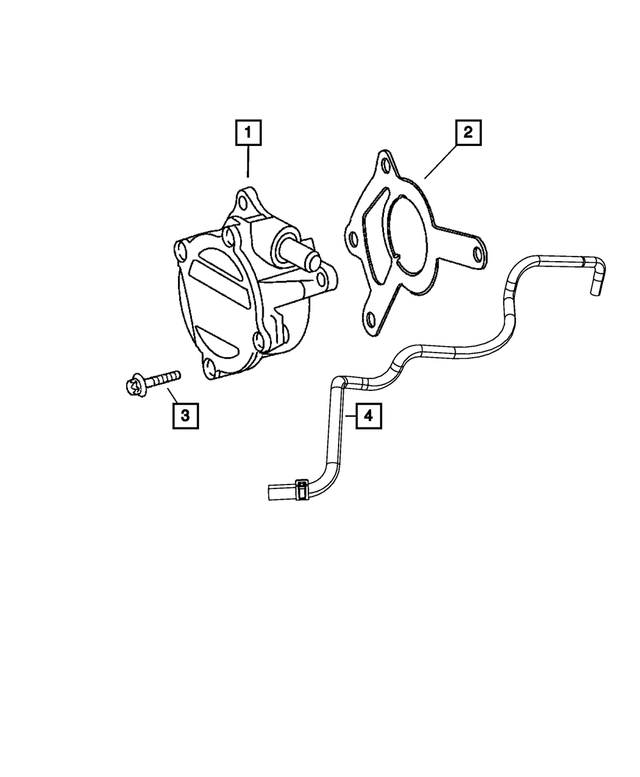 6104006AA - Brakes: Torx Socket Head Bolt, Mounting for Mopar Image