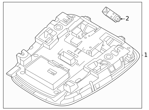 Interior Trim - Roof for 2024 Kia Sorento #3