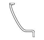 8853902430 - HVAC: Drain Tube for Toyota: C-HR, Corolla, Corolla Cross, GR Corolla, Prius, Prius AWD-e, Prius Prime Image