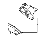 16528ED500 - : Air Cleaner Body for Nissan: Versa Image