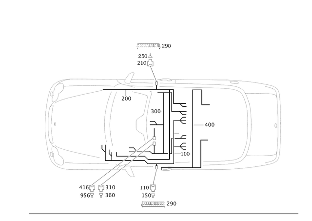 2094400506 - Electrical System: Wiring Harness for Mercedes-Benz Image image