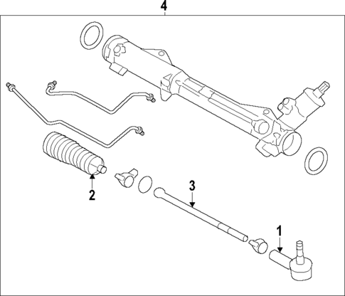 P/S Pump & Hoses for 2010 Ford Mustang #0