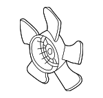 19020PHMA01 - Cooling System: Fan Blade for Honda: Insight Image