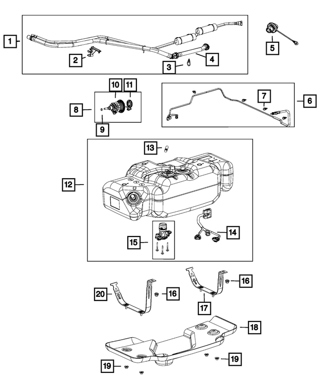 68060378AA - : Vent Tube for Mopar Image